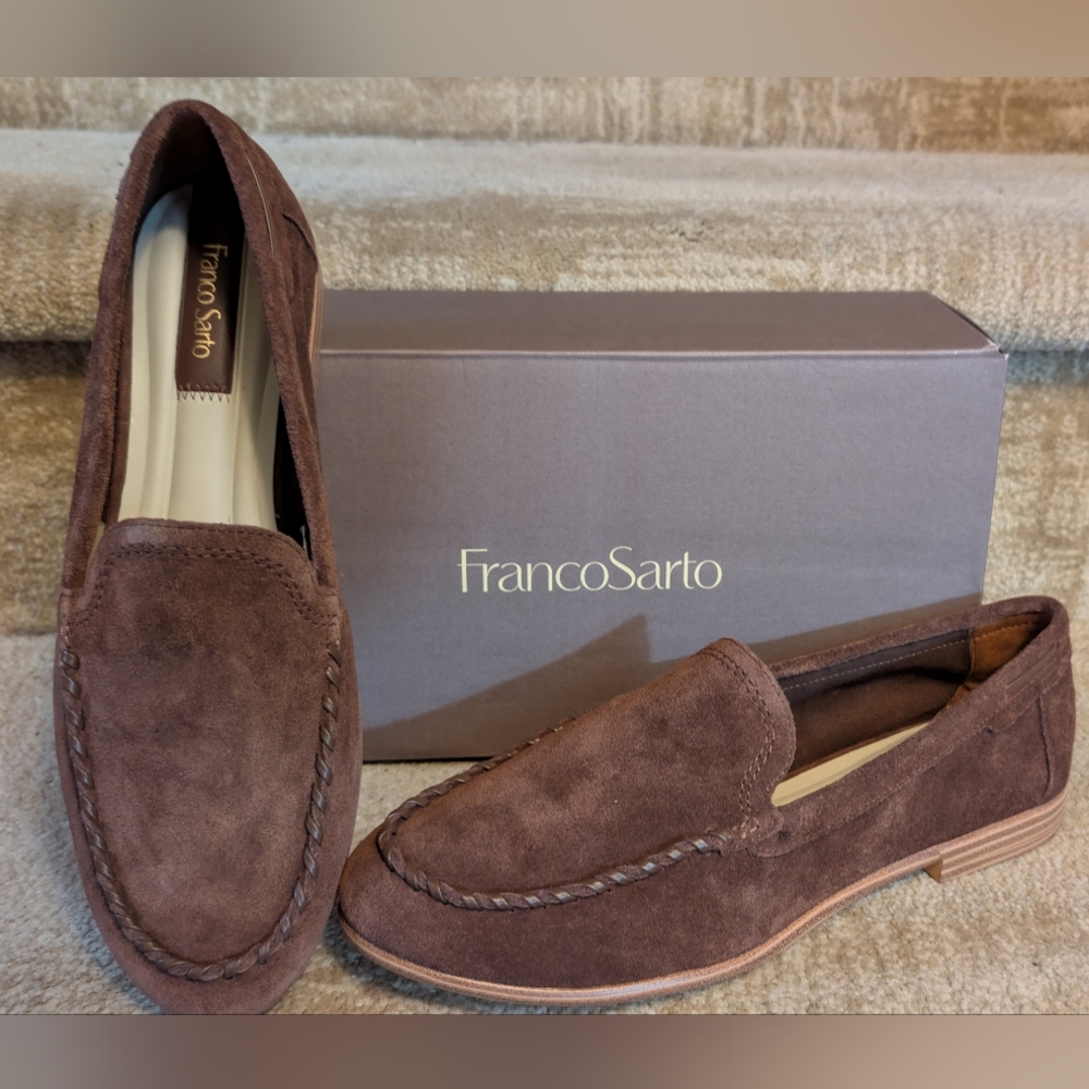 Franco Sarto Women's Suede Slip-Ons BRAND NEW